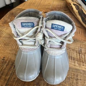 Sperry Toddler Duck Boots, Size 7